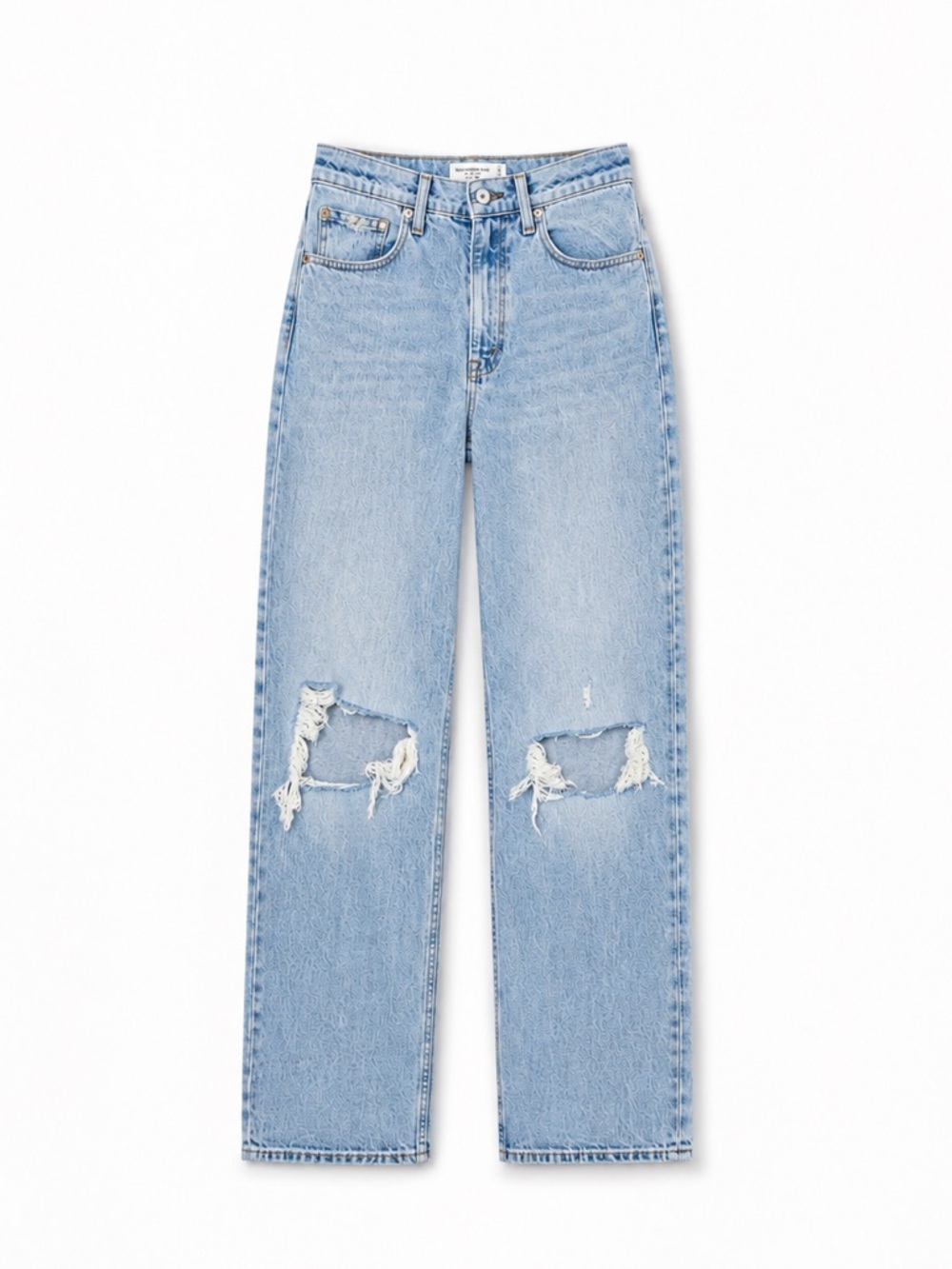 NWT Abercrombie Curve Love Ultra High Rise 90s Straight Jean (26R)